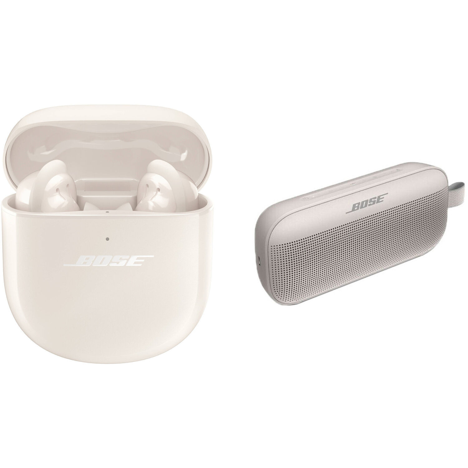 Kit de Auriculares Inalámbricos Bose Quietcomfort Earbuds Ii Y Altavoz Bluetooth Soapstone