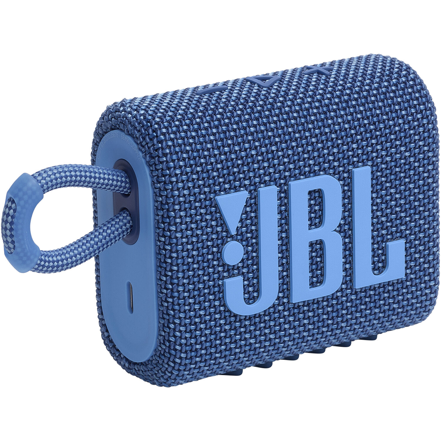 Altavoz Bluetooth Portátil Impermeable Jbl Go 3 Eco Azul Océano
