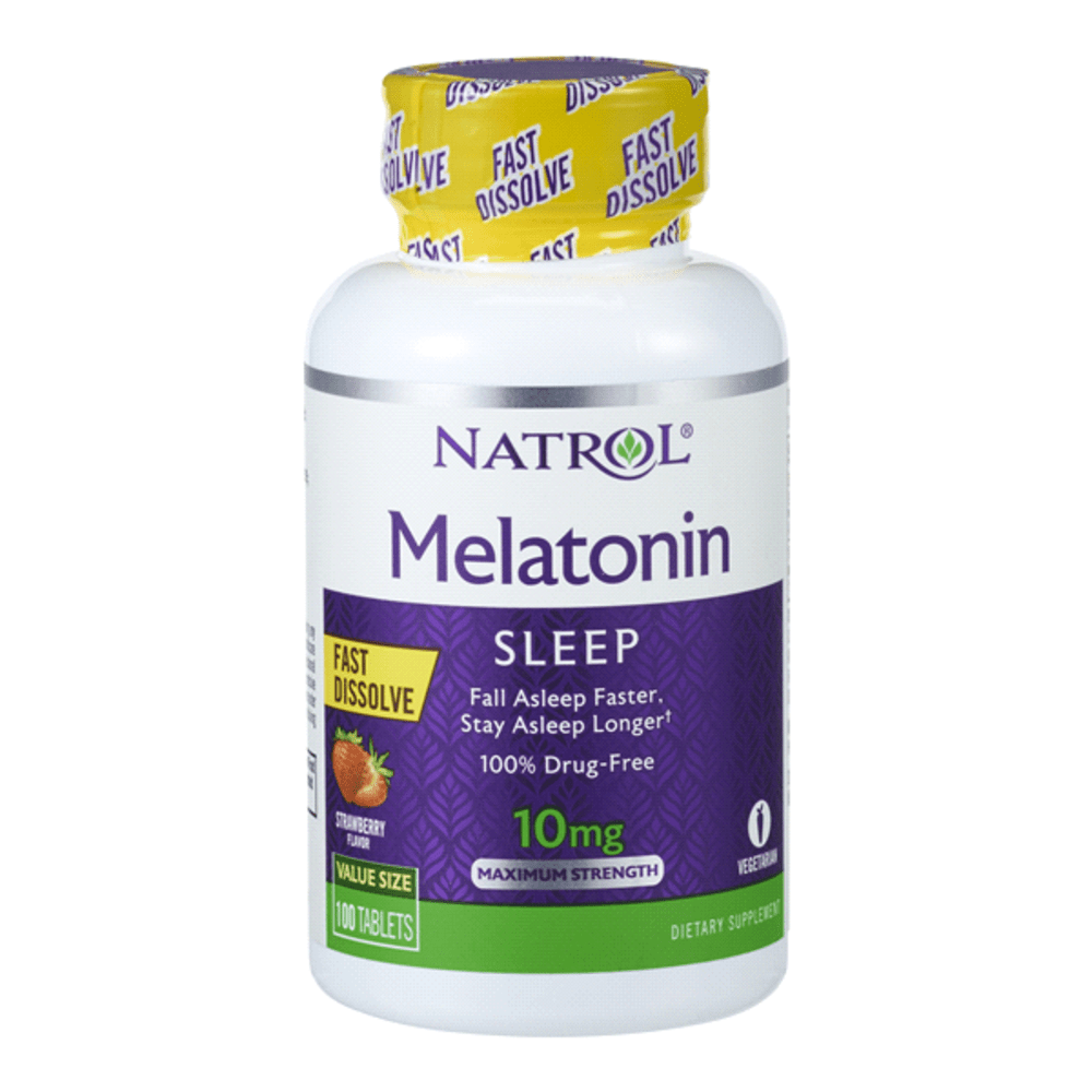 Melatonin Sleep 10mg, 100 tabletas