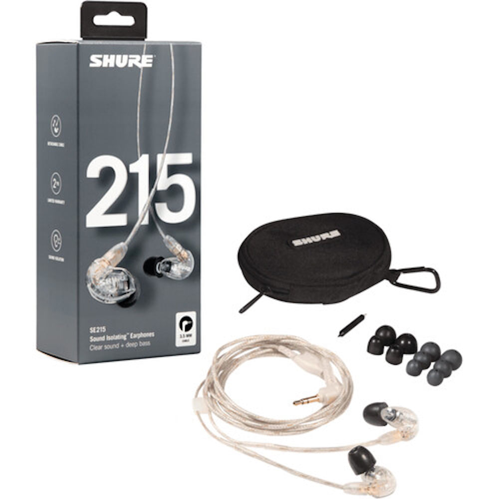 Shure Se215-CL Audífonos In Ear Con Cable Para Monitoreo