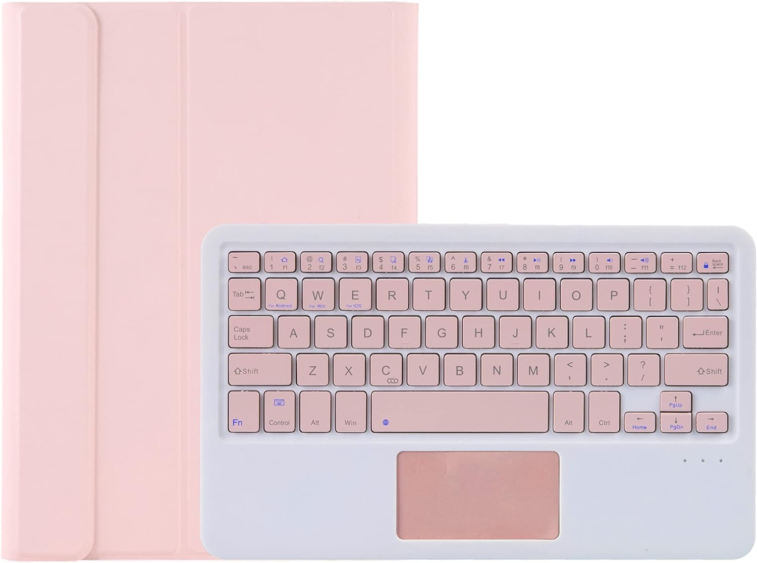 Funda con Teclado Bluetooth con Touchpad para Tablet Lenovo P11 Plus 2da gen 11,5" Rosado