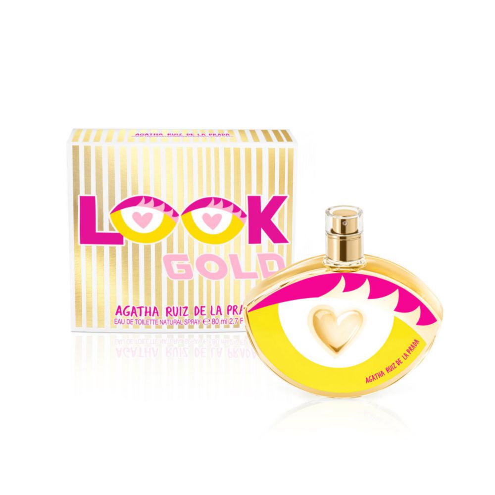 Perfume  Mujer Agatha Ruiz De La Prada Look Gold Edt 80 ML