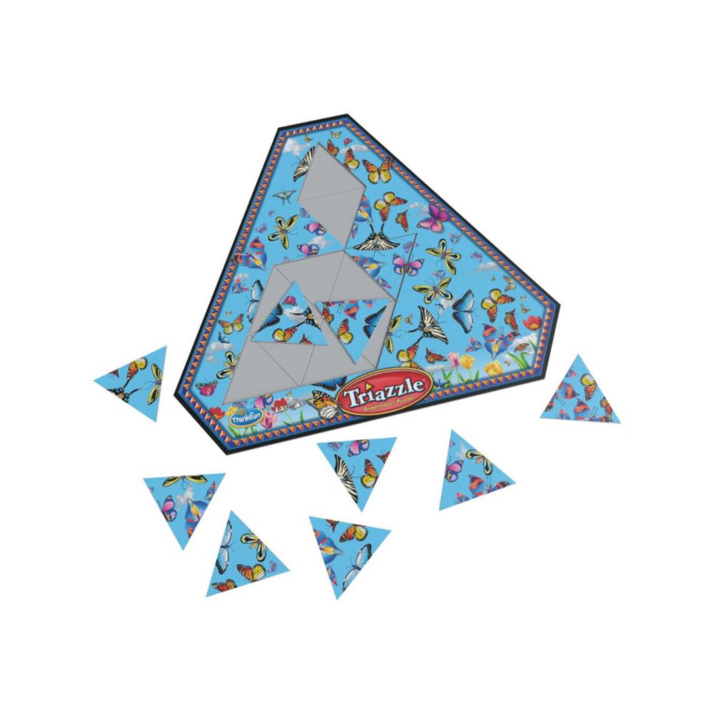 Rompecabezas Thinkfun Triazzle Mariposas 16 Piezas