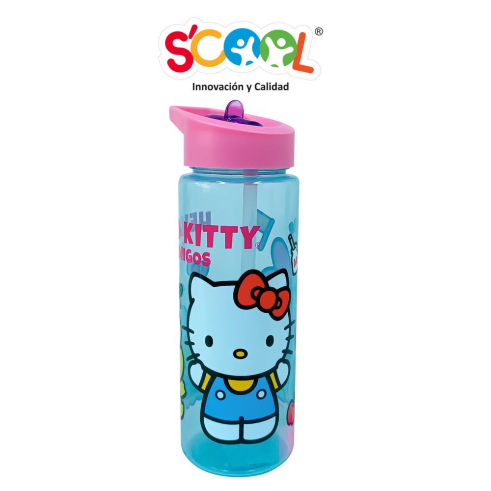 Botella Hello Kitty And Friends 590Ml Con Caña