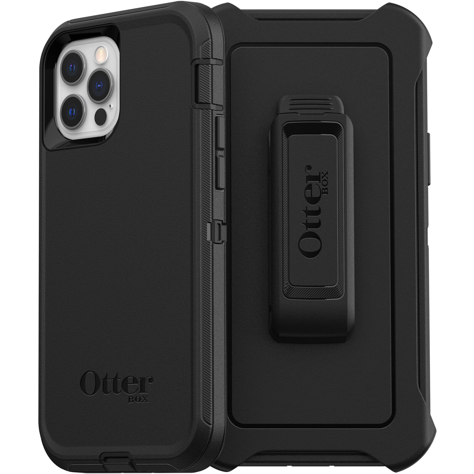 Otterbox Defender Para Iphone 12 Negro