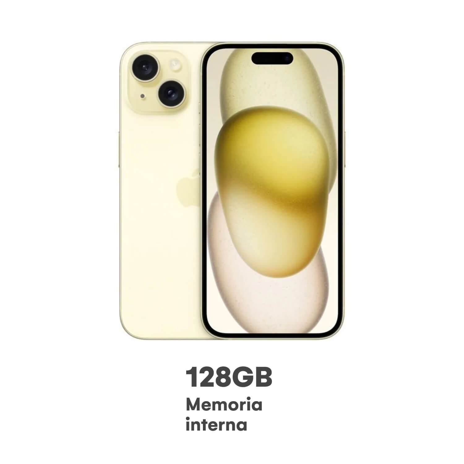 Apple iPhone  15 6.1" 128GB Amarillo