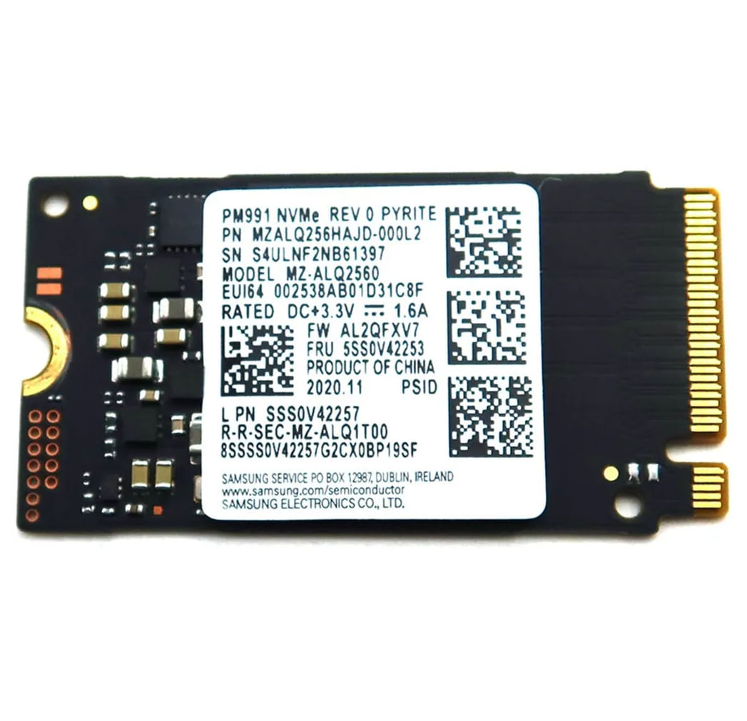 Disco Ssd Samsung M2 Mini Nvme Mz-alq2560 256gb