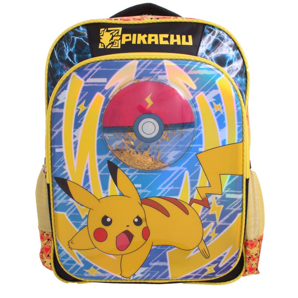 Mochila Pokemon Pikachu + Pokebola