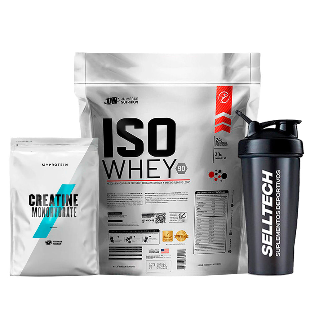 Iso Whey 90 3kg Cookies And Cream+Creatina Myprotein 250gr