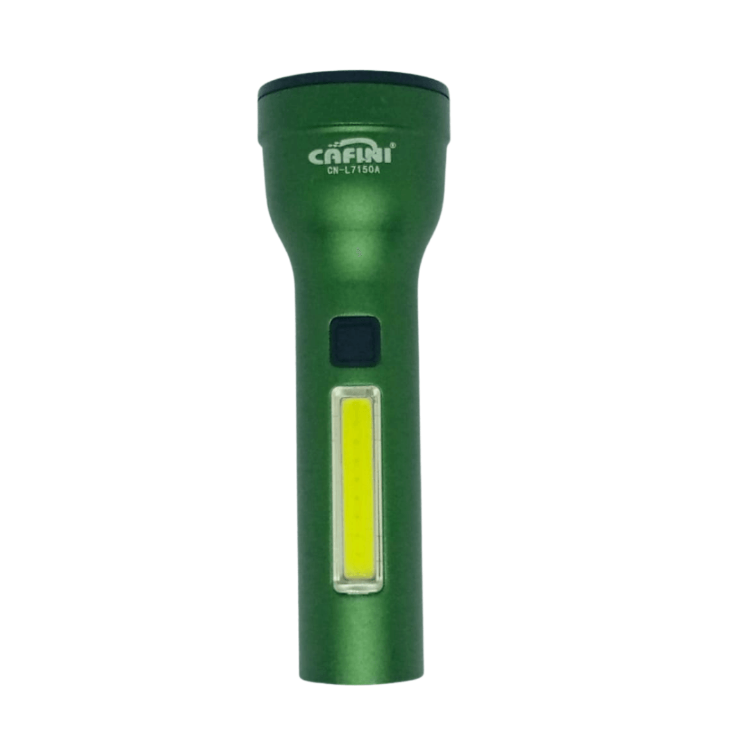 Linterna Táctica + Reflector Recargable 5w Cafini Cn-l7150a Verde