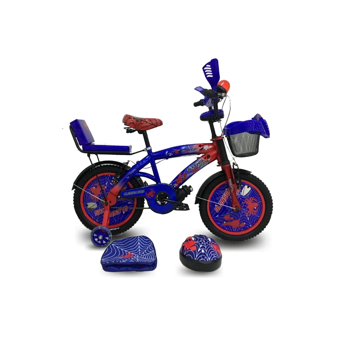 Bicicleta para Niño Aro 12 Spider Bike Azul