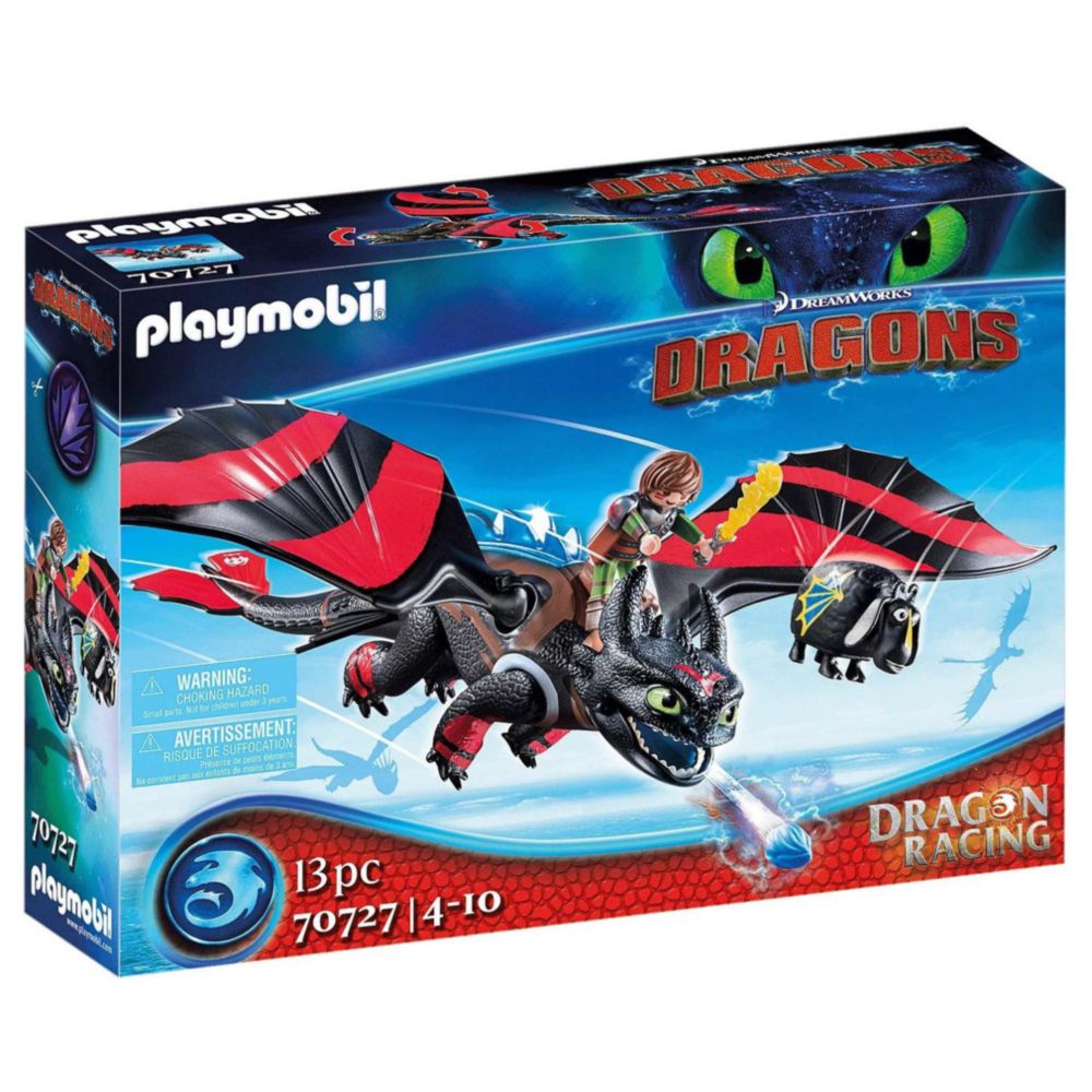 Juego Playmobil Dragon Racing: Hipo Y Chimuelo