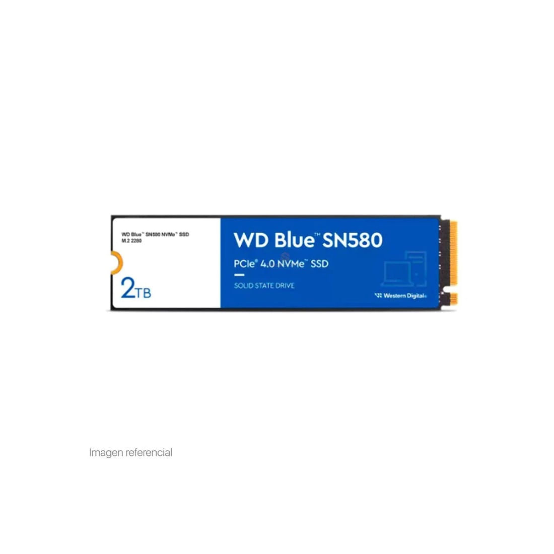 Disco Solido SSD Western Digital SN580 Azul 2TB M2 2280 WDS200T3B0E