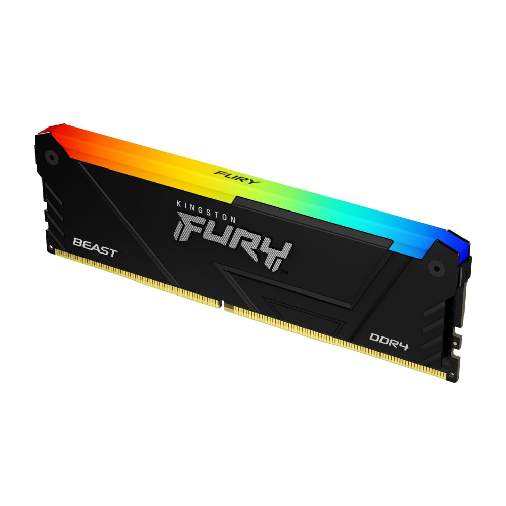 Memoria RAM Kingston Fury Beast RGB 16GB DDR4 3200 Mhz KF432C16BB2A/16