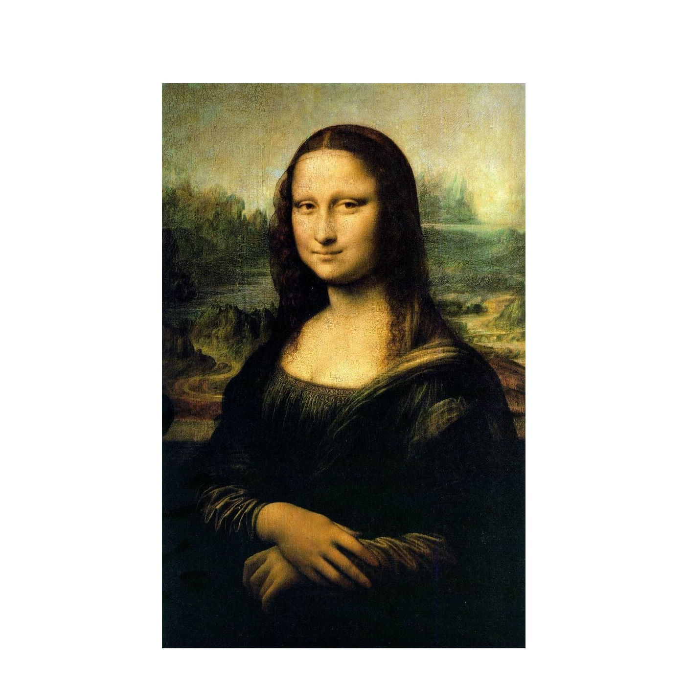 Cuadro Lienzo Pintura Digital con Números Al Oleo Paint By Number La Mona Lisa