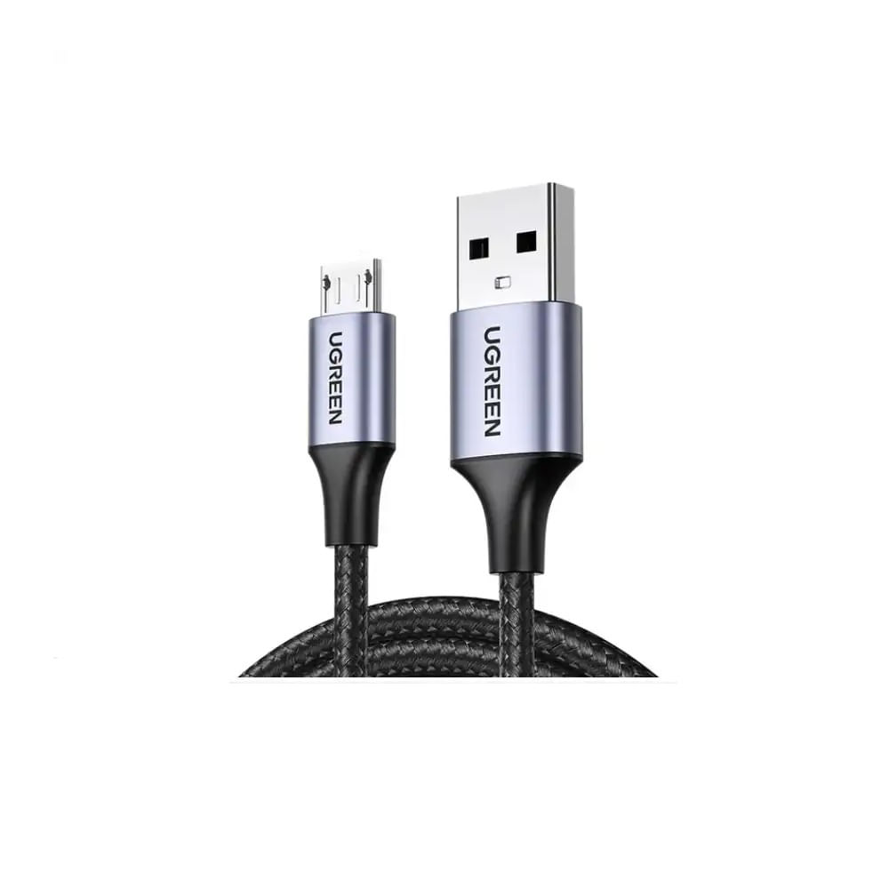 Cable UGREEN USB 2.0 a micro USB, Carga Rápida, 2 metros
