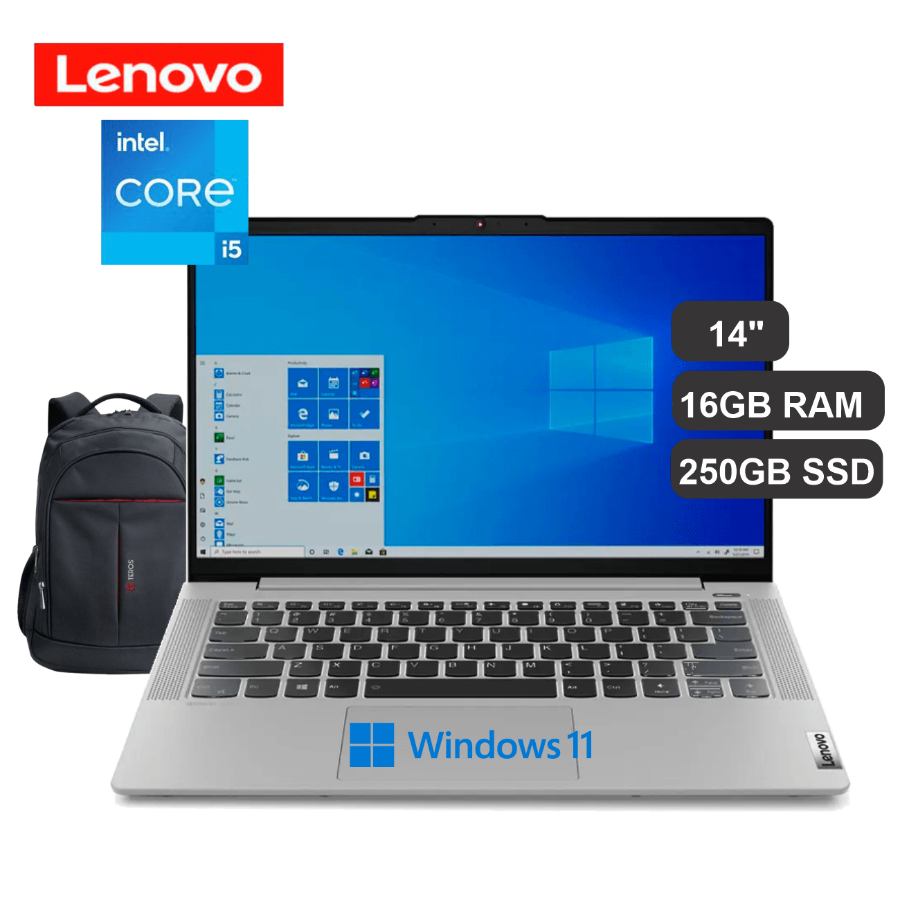 Laptop Lenovo IdeaPad 5 14ITL05 14" Core I5-11Gener 16GB RAM, 256GB SSD, W11