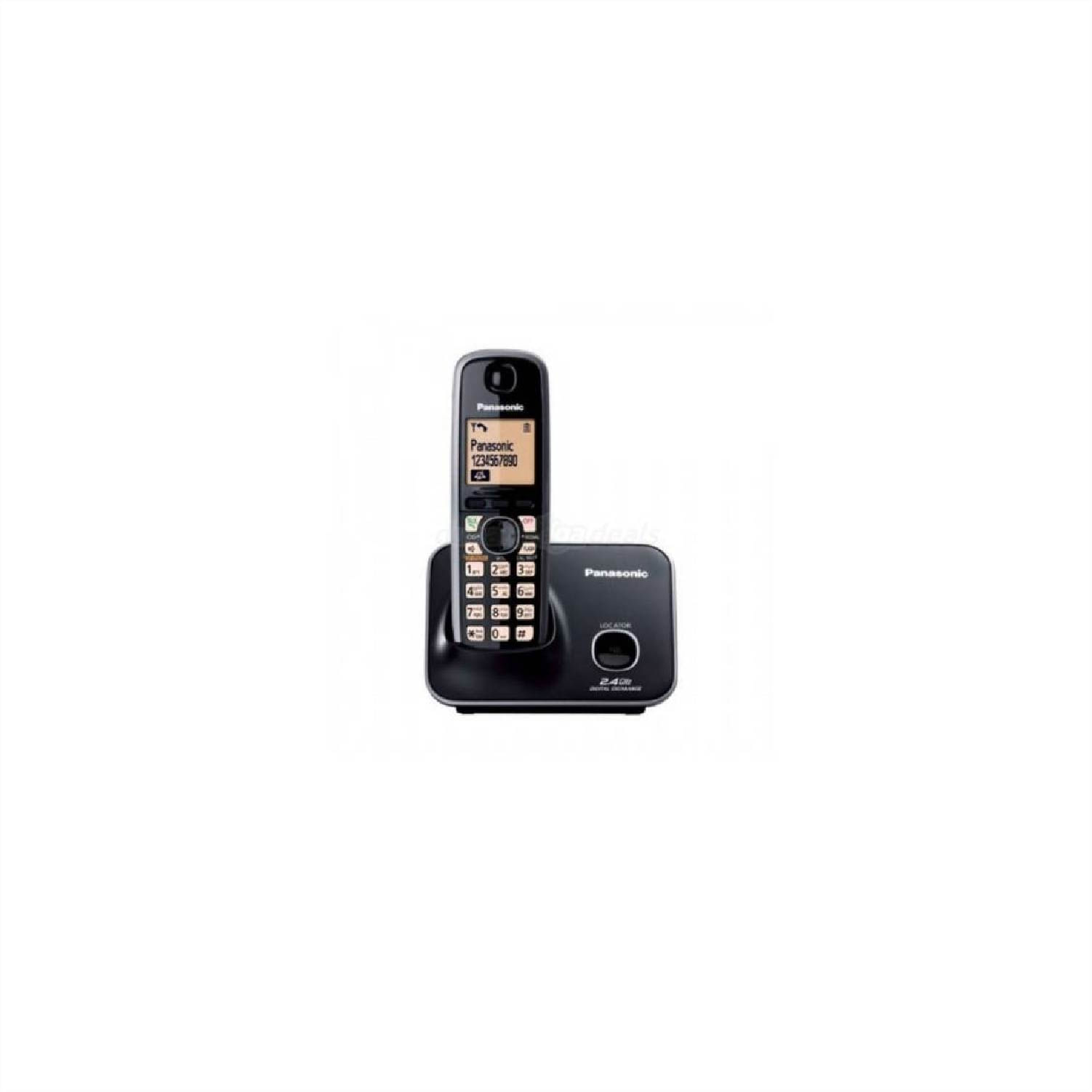 Teléfono inalámbrico panasonic kx-tg3711lb - negro