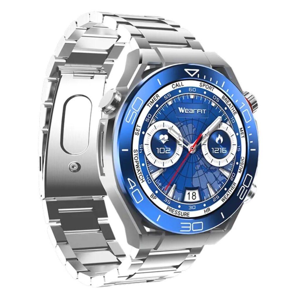 Smartwatch HW5 Ultimate Azul Incluye 2 correa de repuesto