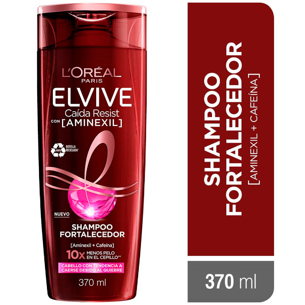 Shampoo ELVIVE Anti-Caída Aminexil Frasco 370ml