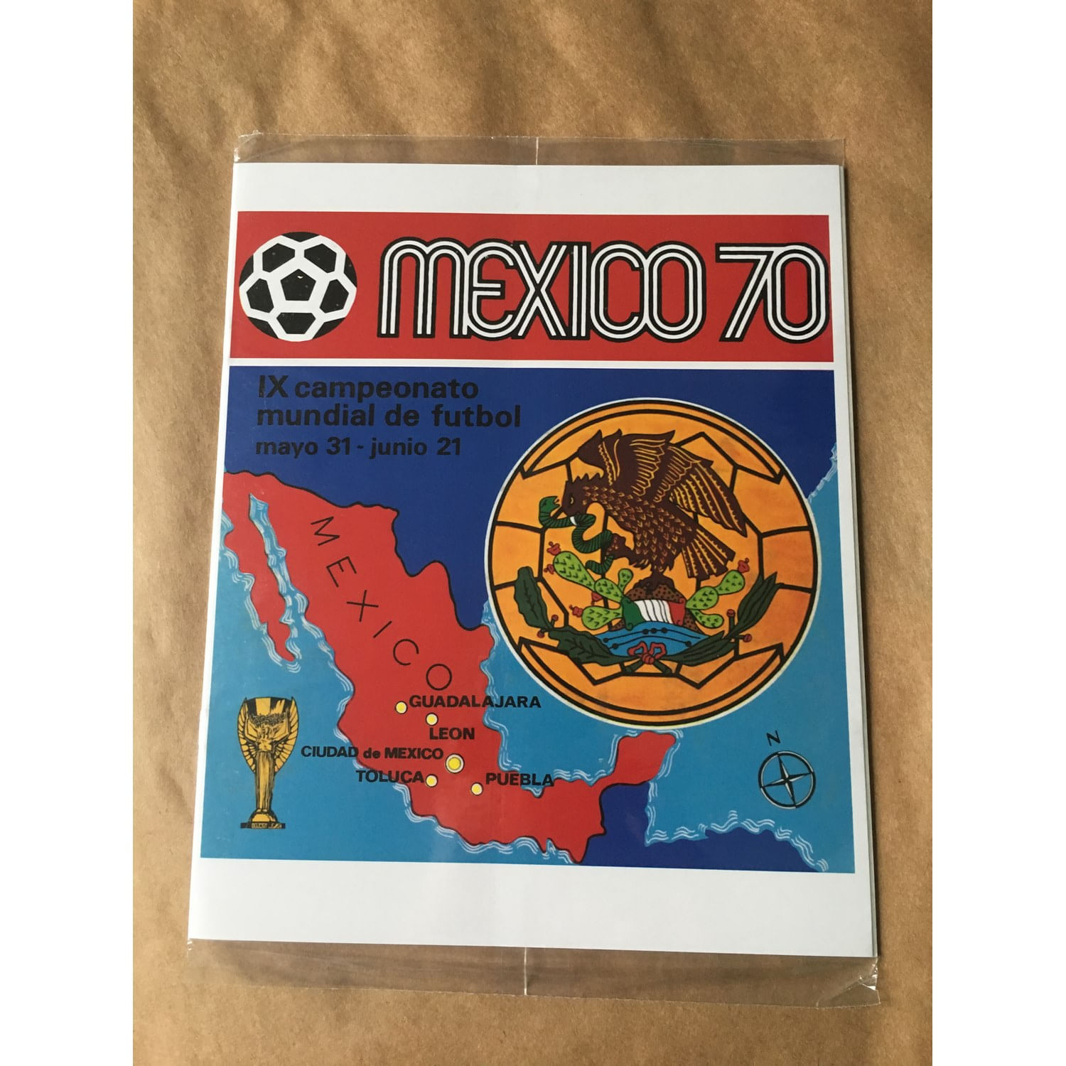 Album Impreso Mundial Mexico 70 Fifa Oficial Panini Completo Original Sellado