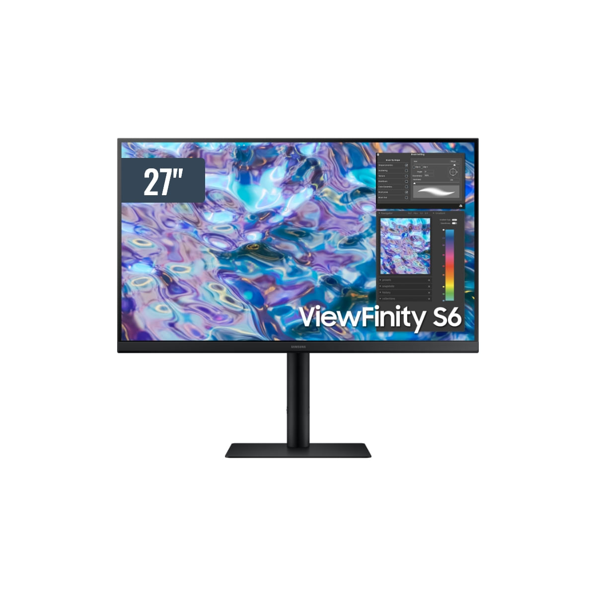 Monitor Samsung Viewfinity S6 27B610 27" LCD IPS 2K QHD 2560x1440 PIVOT HDMI DisplayPort