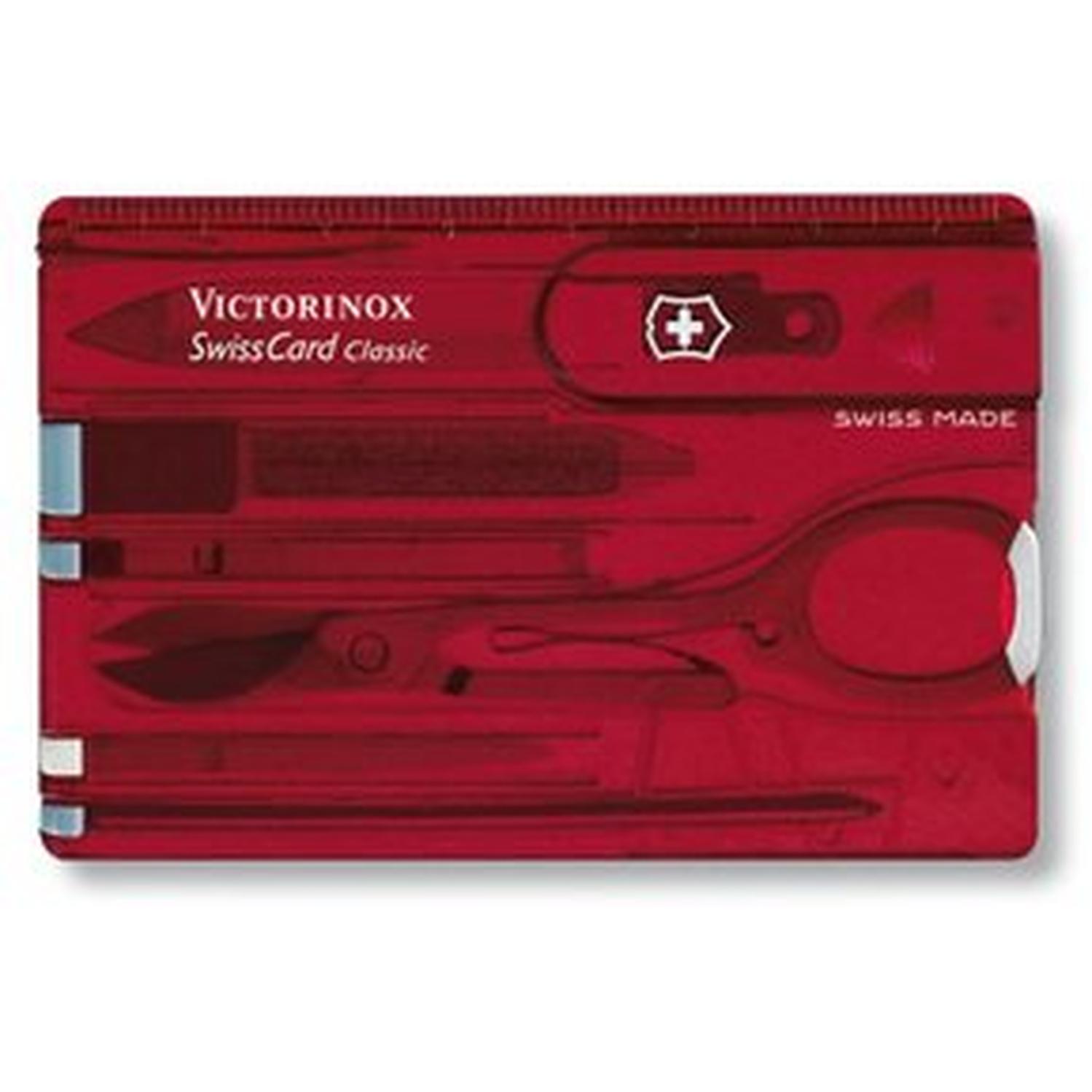 SwissCard Classic Victorinox Rojo