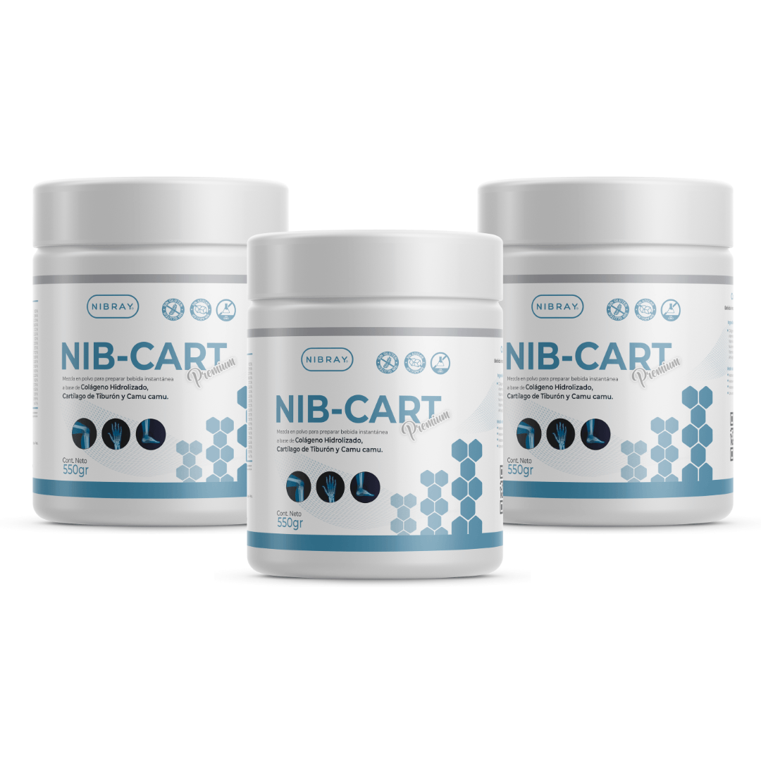 Pack 3x2 Colágeno Hidrolizado con Cartílago de Tiburón NibCart Premium