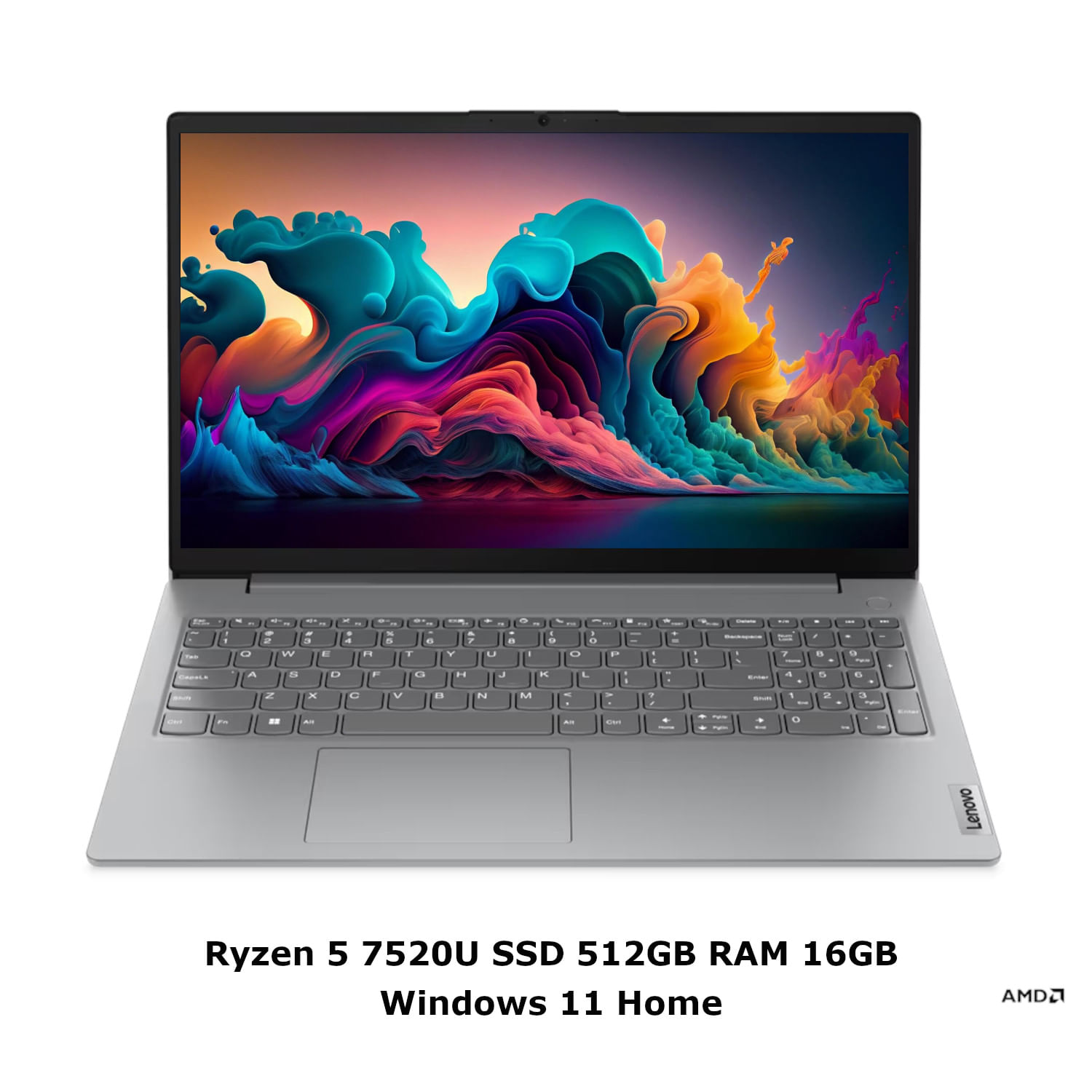 Laptop Lenovo V15 G4 AMN Ryzen 5 7520U SSD 512GB RAM 16GB 15.6" FHD W11H