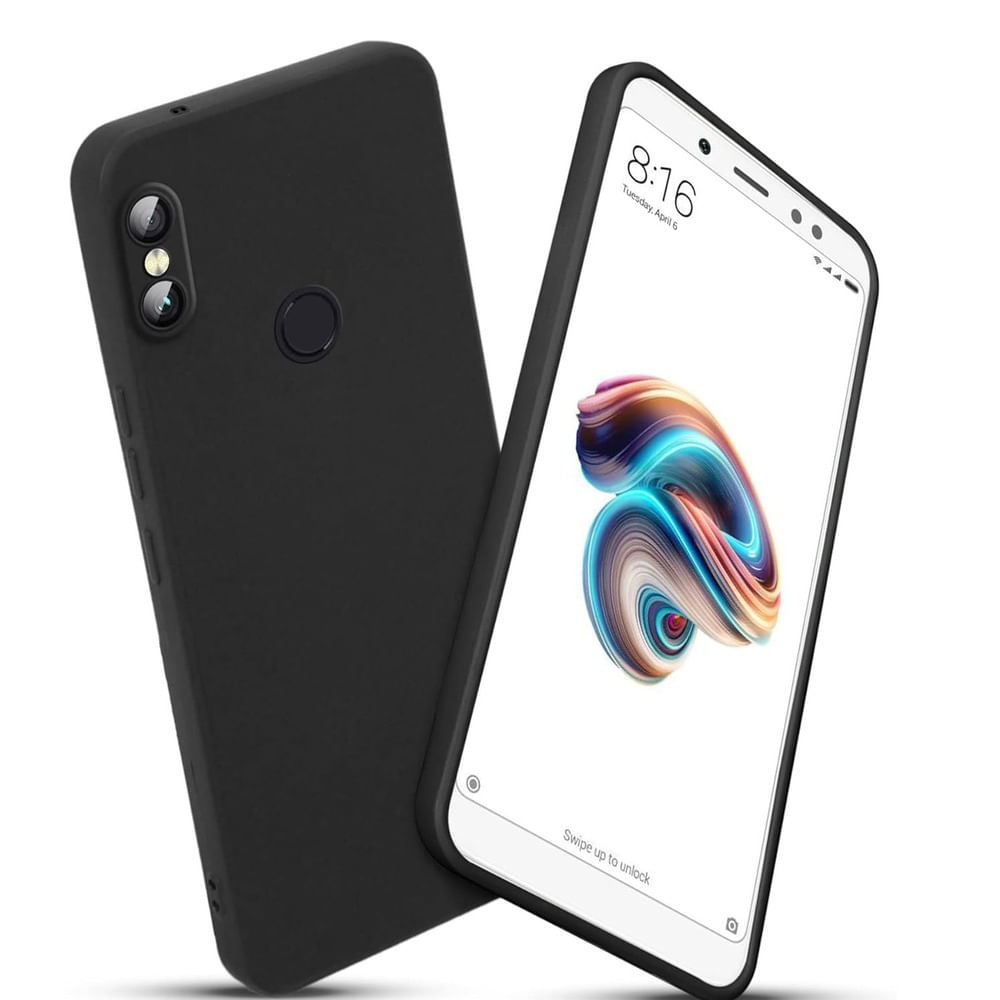 Funda para Xiaomi Note 11 4G Soft Feeling Antishock Negro Resistente ante Caídas y Golpes