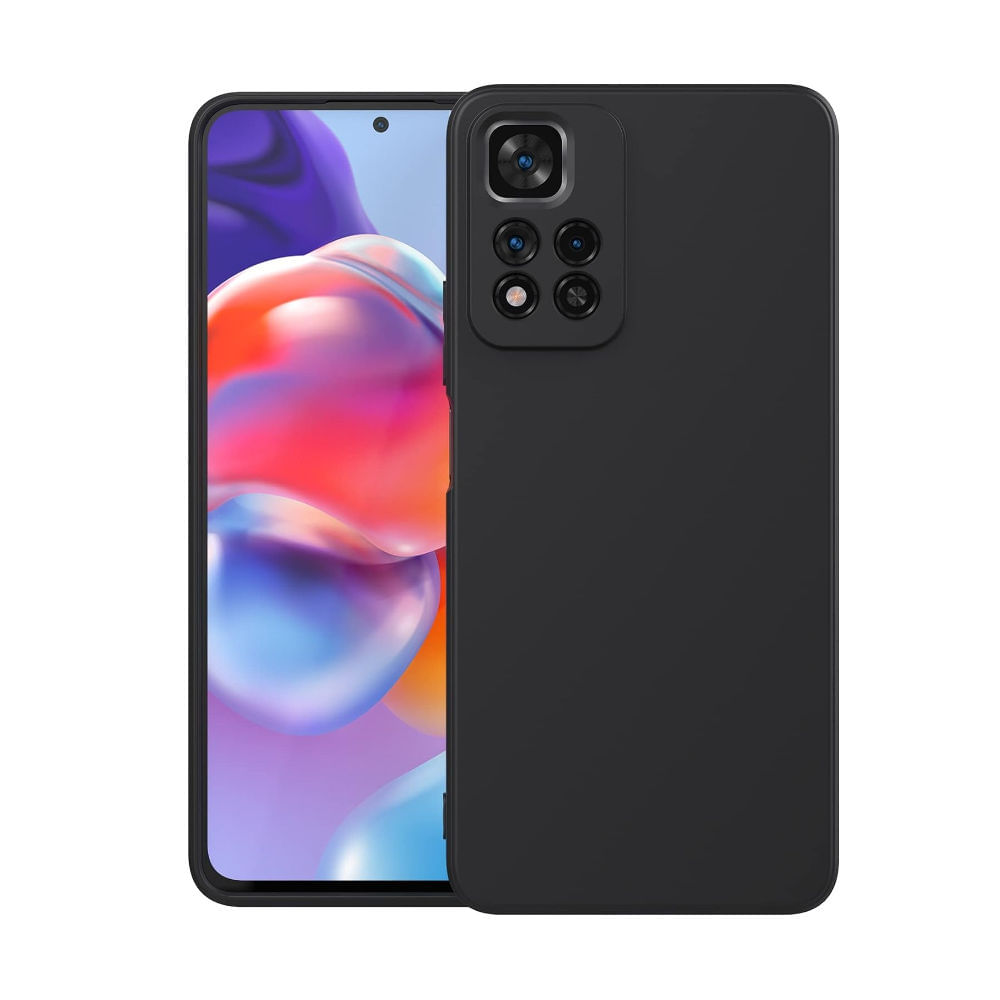 Funda de Xiaomi Redmi Note 11 Pro Plus Soft Feeling Antishock Negro Resistente ante Caídas y Golpes