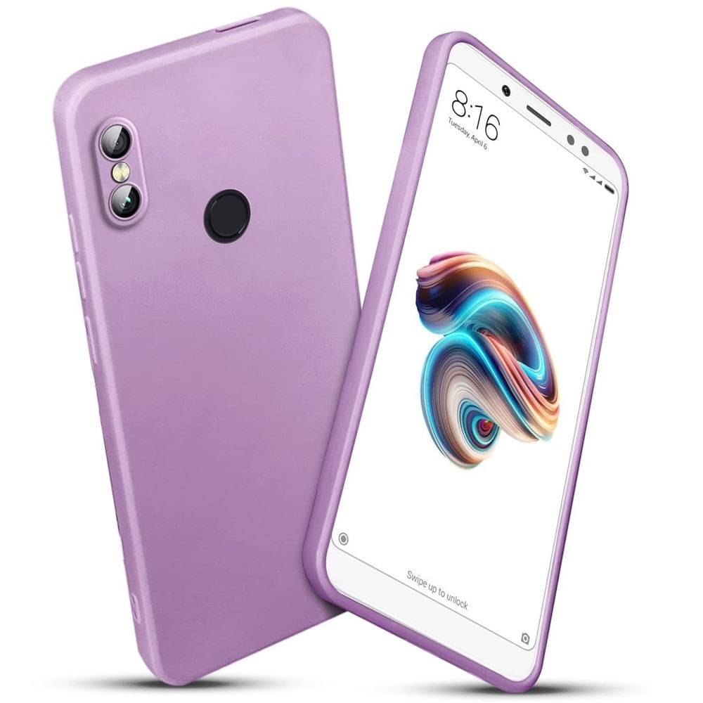 Funda Case de Xiaomi Redmi Note 11 Pro 4G Soft Feeling Antishock Lila Resistente a Caídas y Golpes