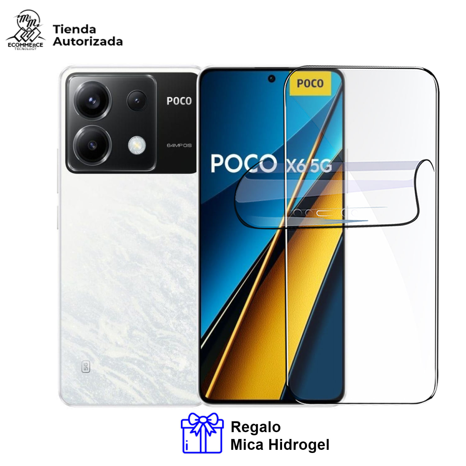 Celular Poco X6 5G Blanco 12GB Ram 256Gb Rom Regalo Mica Hidrogel