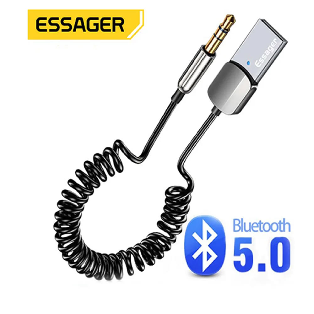Essager-Adaptador Receptor Bluetooth 5-0 Para Coche