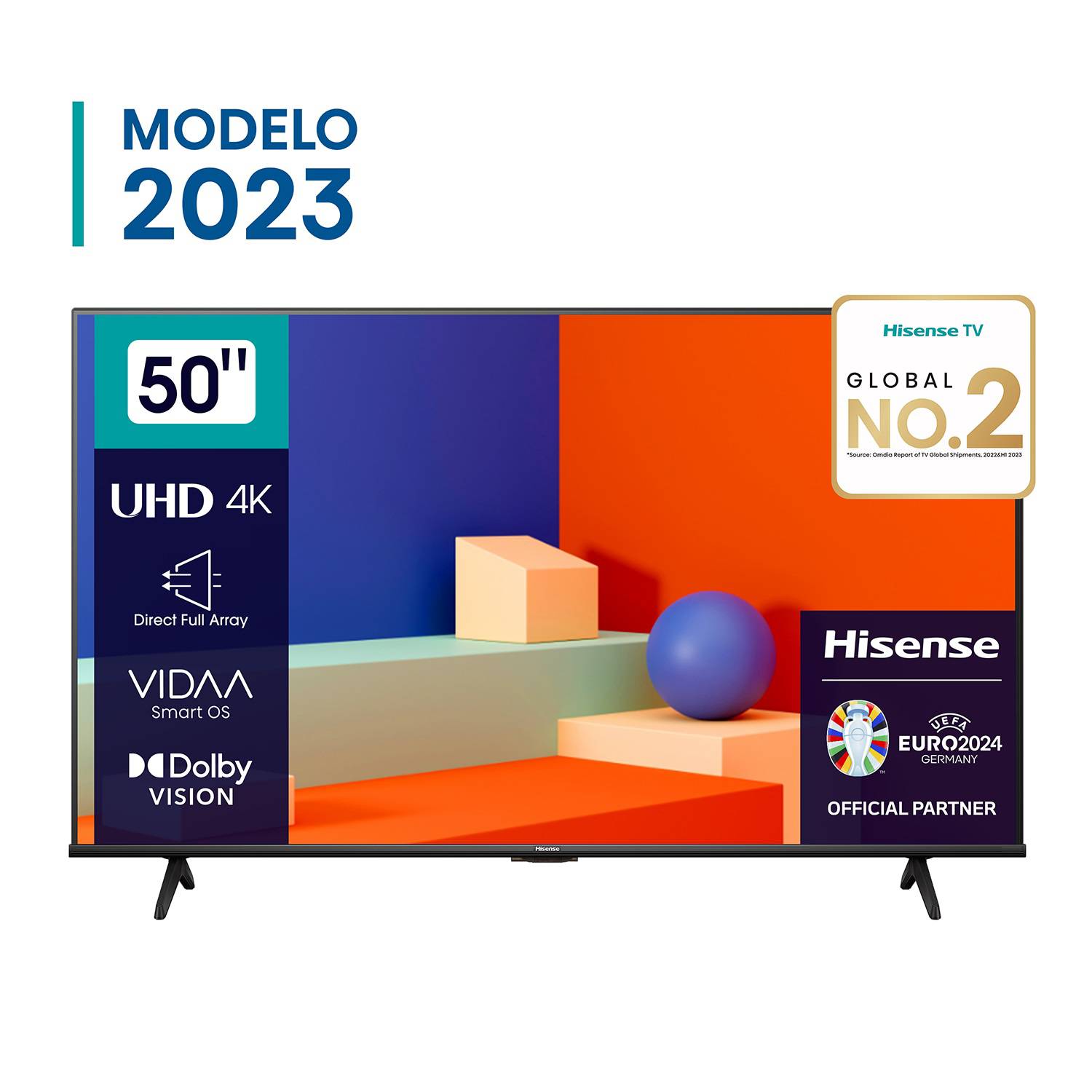 Televisor 50" Hisense UHD 4K A6K Modelo 2023