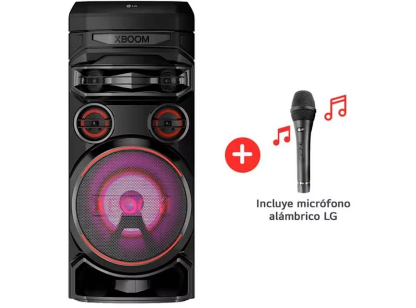 Equipo de Sonido LG Xboom RNC7 Bluetooth Karaoke DJ App