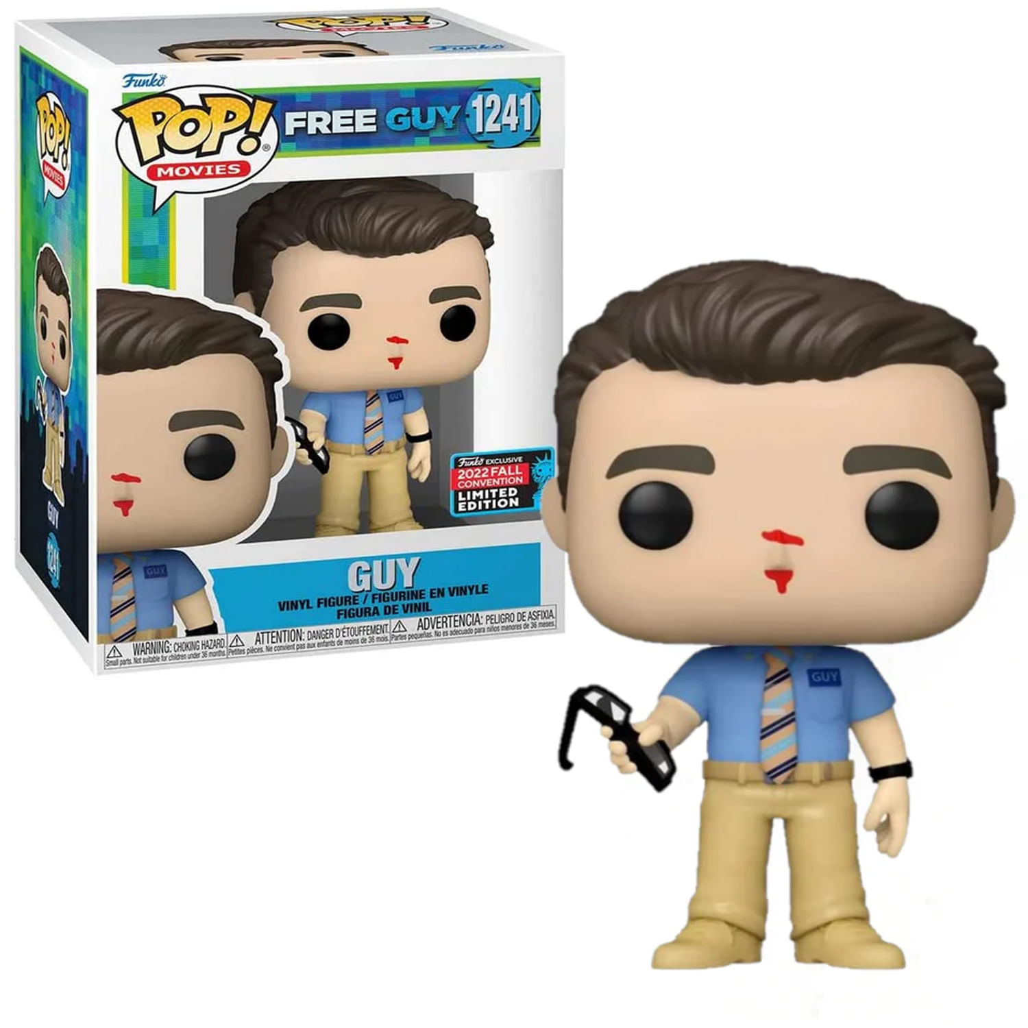 Funko PoP Movies Free Guy Guy 1241 Fall Convention 2022