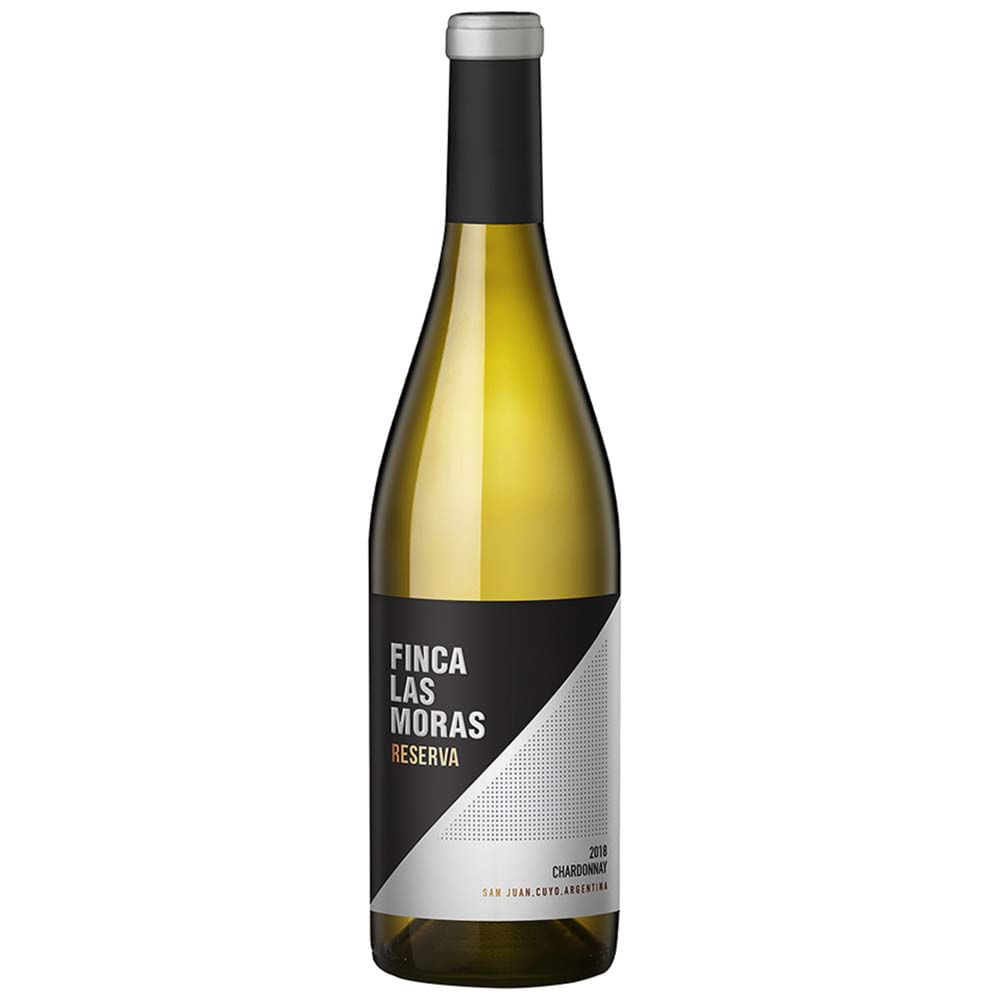 Vino Blanco FINCA LAS MORAS Chardonnay Reserva Botella 750ml