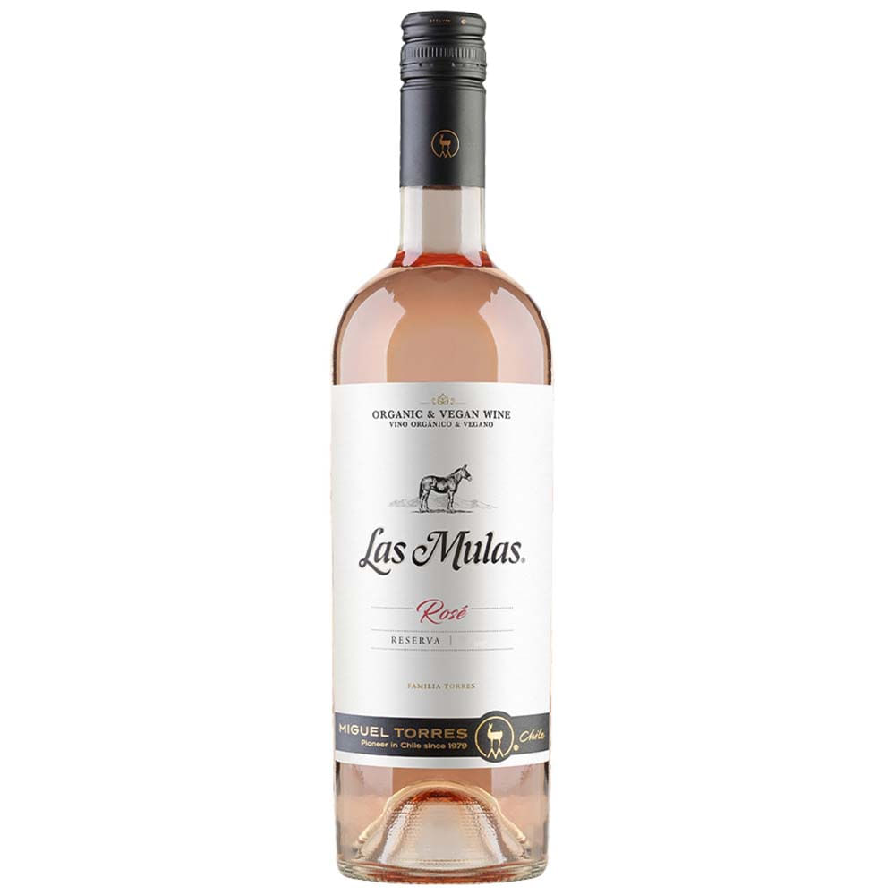 Vino Rosé LAS MULAS Cabernet Sauvignon Rosé Botella 750ml