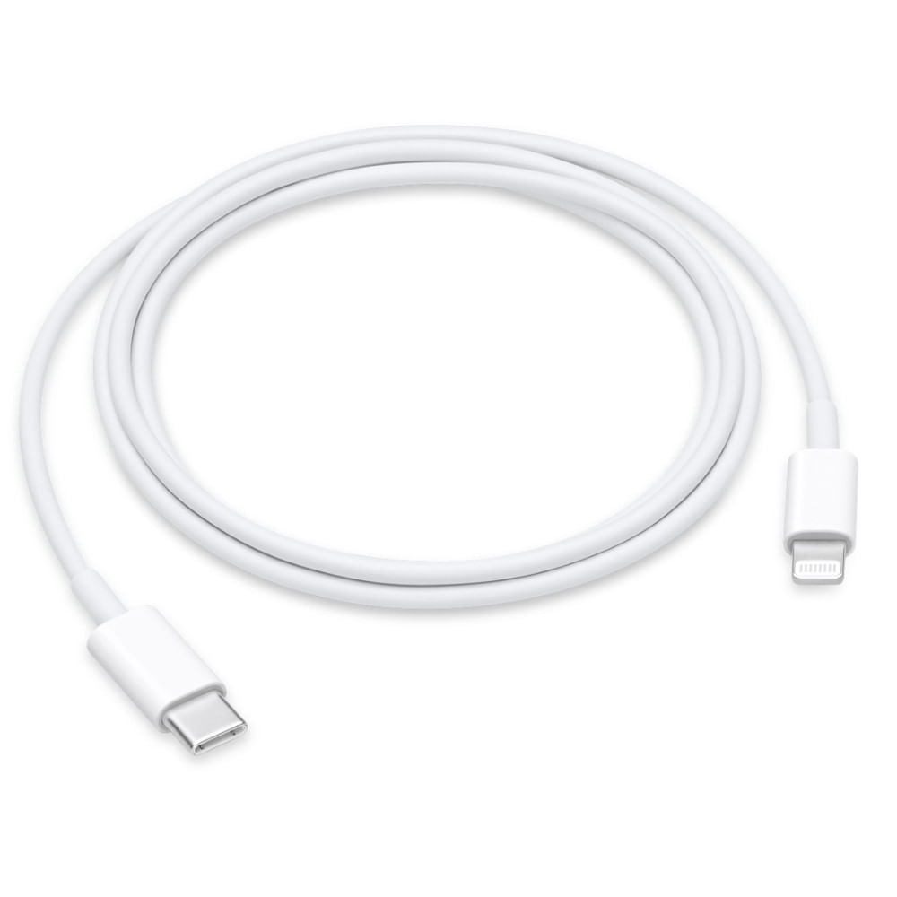 Cable Cargador Apple Tipo C a Lightning de iPhone 1m