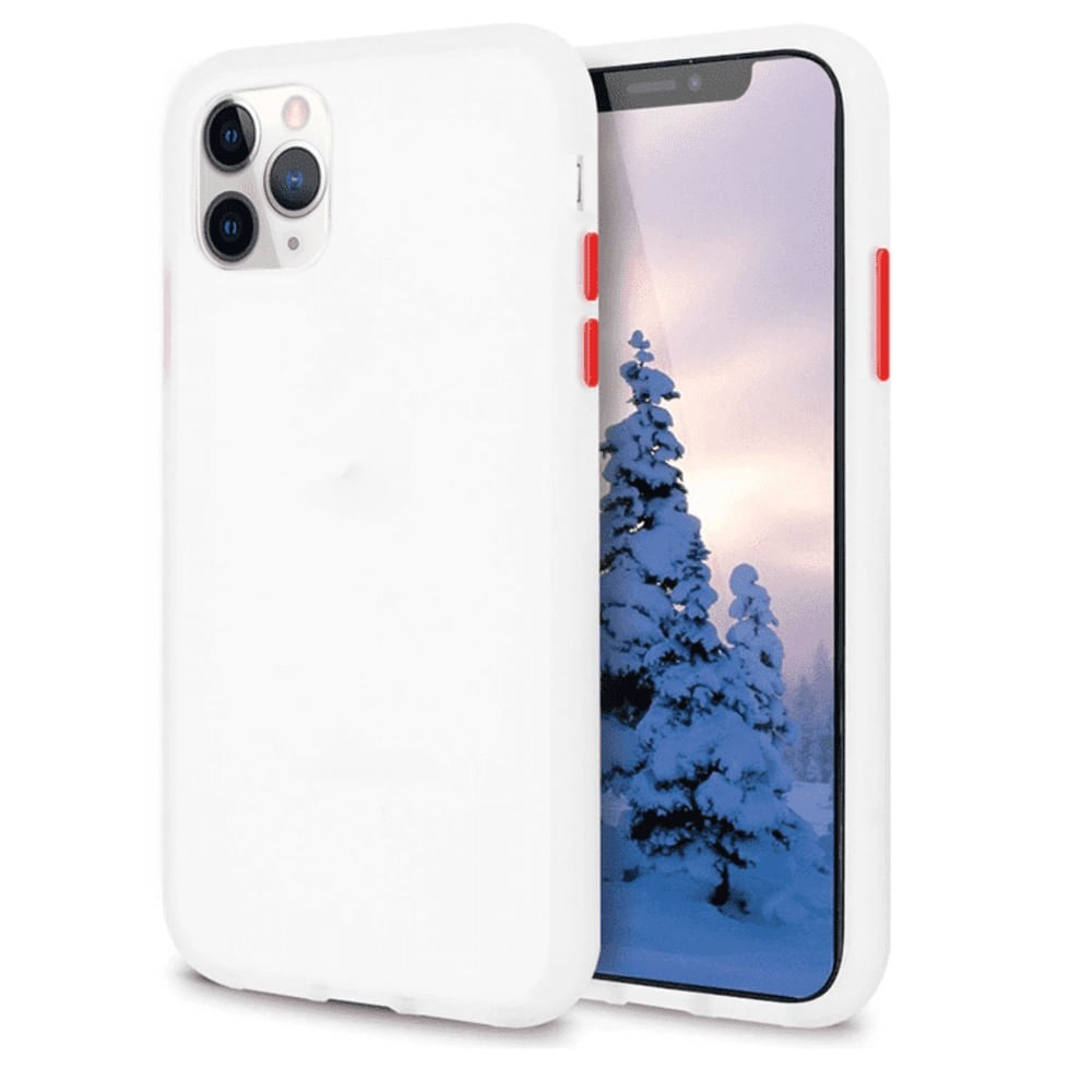 Funda para iPhone 11 Pro Max Peach Garden color Blanco Antishock Ultra Resistente a Caídas y Golpes
