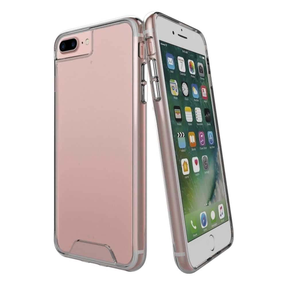 Funda Case para iPhone 8 Plus Space Original Transparente Resistente ante Caídas y Golpes