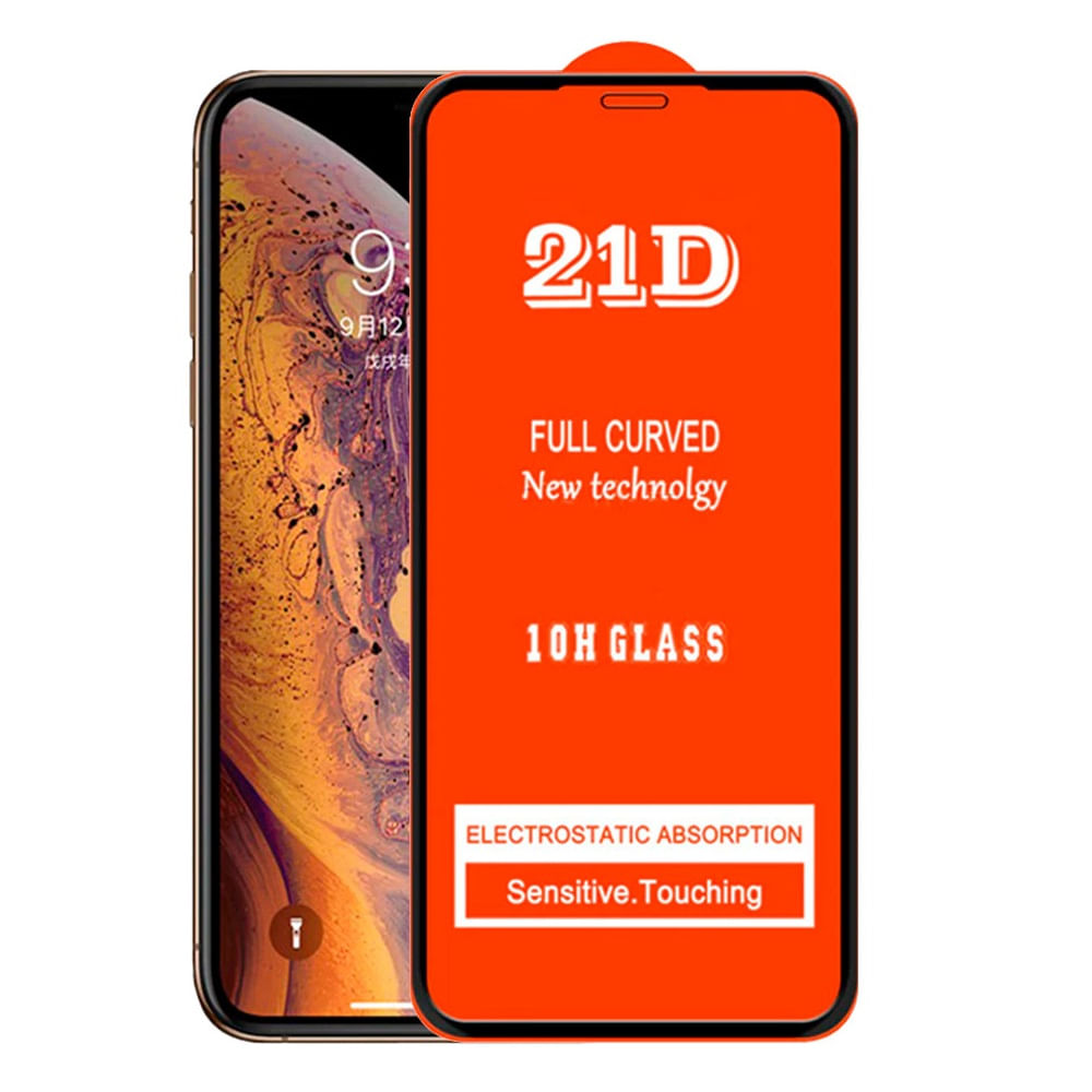Mica para Iphone 8 Protector de pantalla 21D Antishock Vidrio Templado Resistente a Golpes y Caìdas