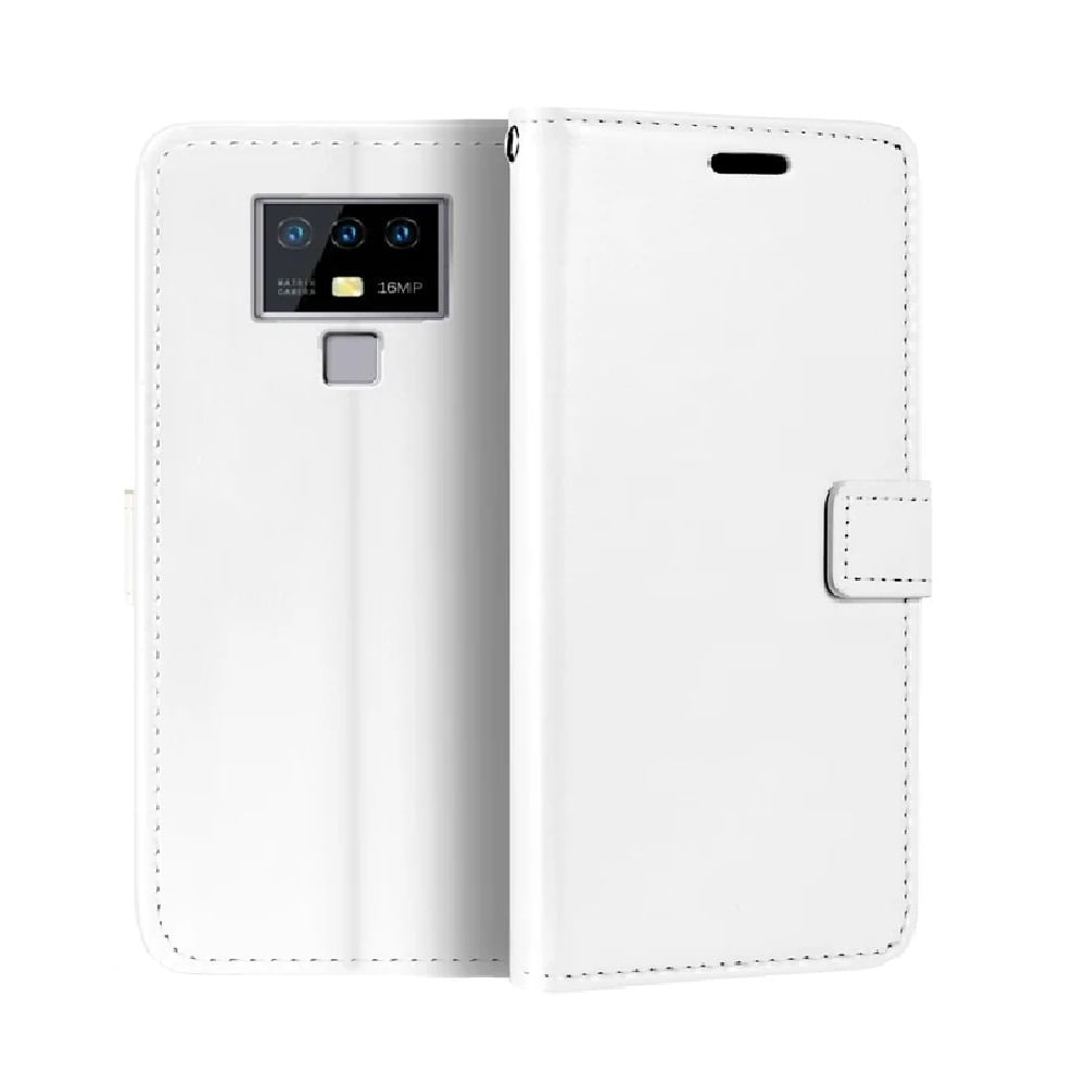 Funda para Xiaomi Note 11 Pro Flip Cover Antishock Blanco Resistente a Caídas y Golpes