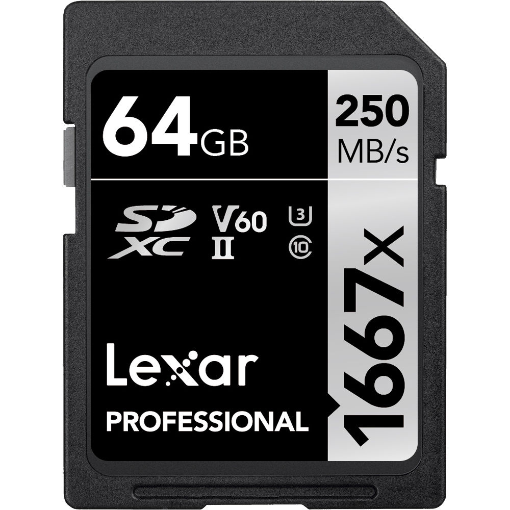 Tarjeta de Memoria Lexar 64Gb Professional 1667X Uhs Ii Sdxc