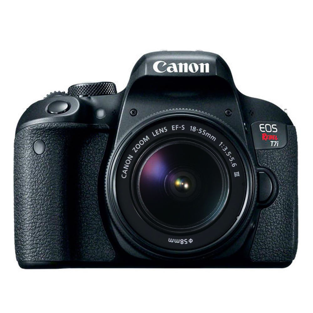 Reacondicionado Cámara Digital Canon Reflex EOS Rebel T7i-800D KIT 18-55mm