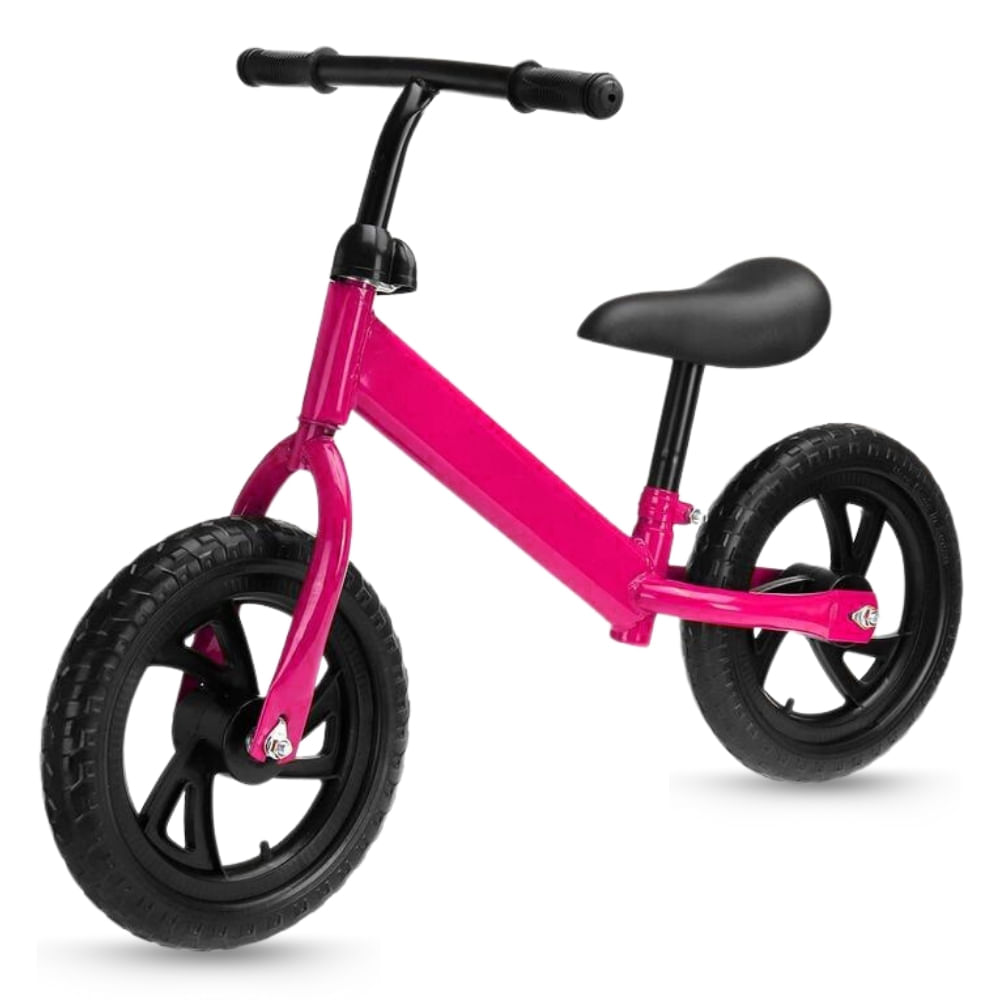 Bicicleta de Equilibrio para Niños Balance Bike Sin Pedales Fucsia R14