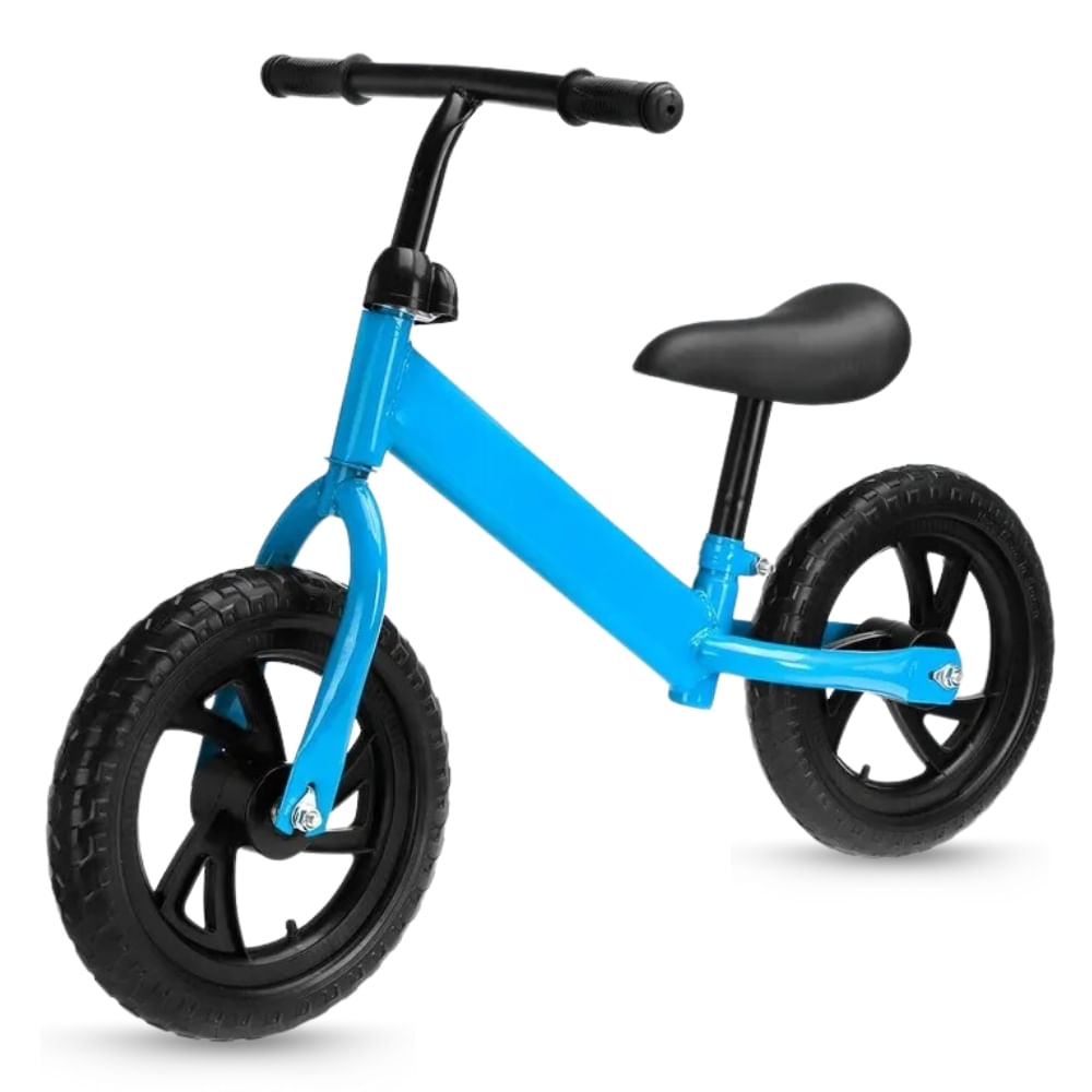 Bicicleta de Equilibrio para Niños Balance Bike Sin Pedales Celeste R14