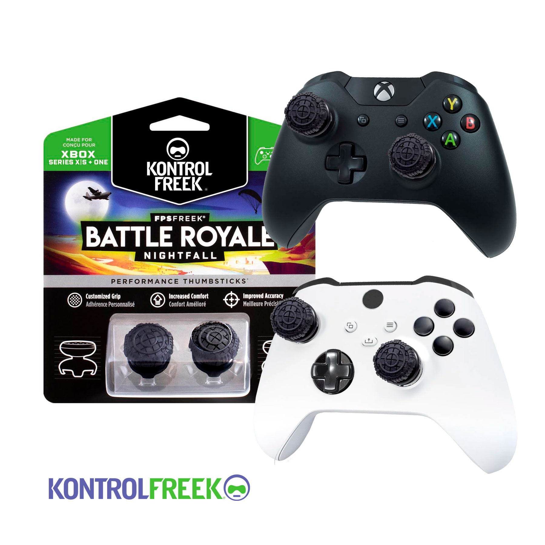 Kontrolfreek Battle Royale Night Para Mando Xbox X--S / One