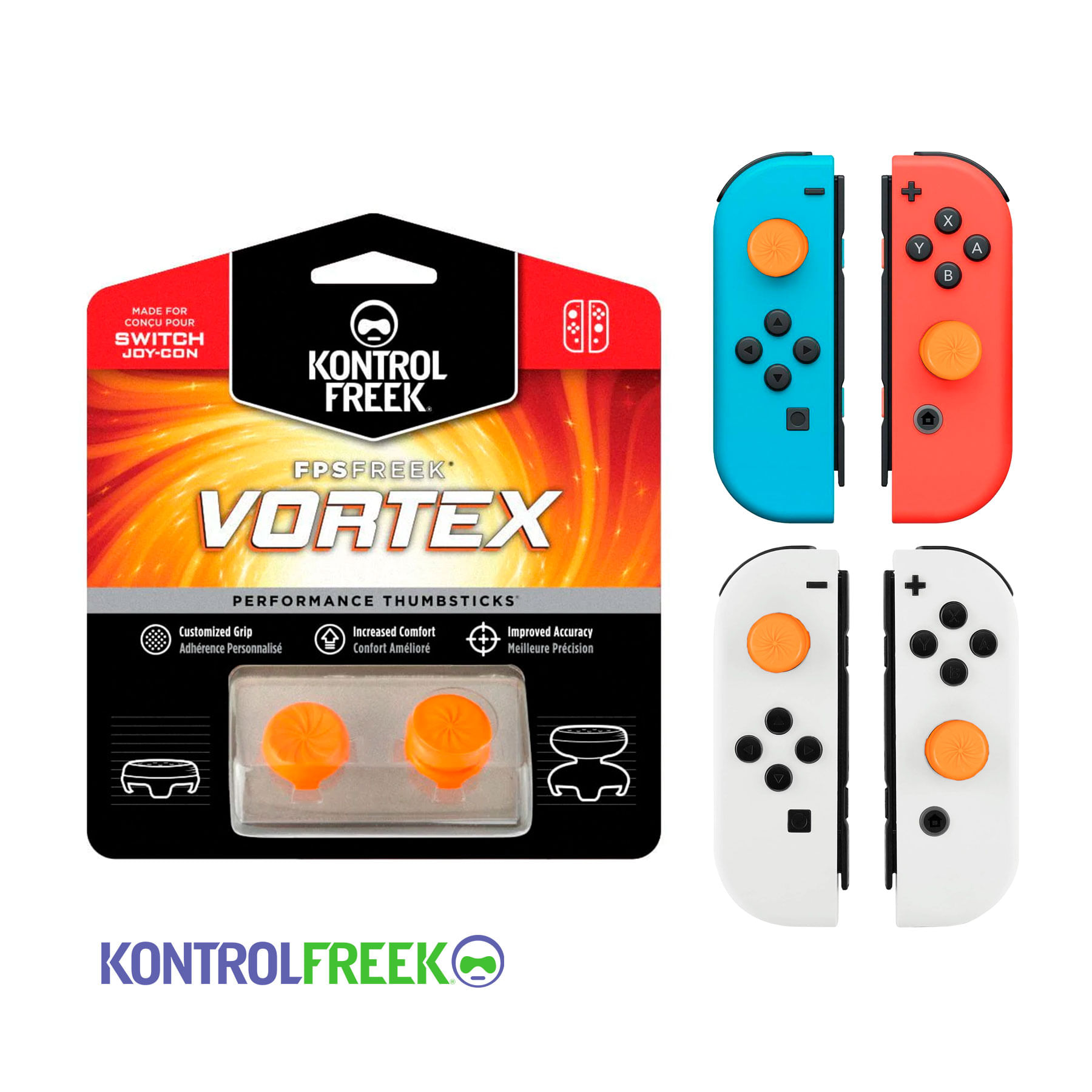 Kontrolfreek Vortex Para Joy Con Nintendo Switch | Oled